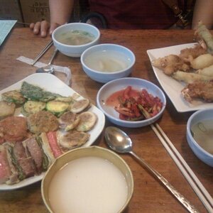 공덕동 청학동 부침개