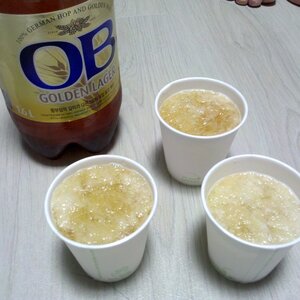 삼겹살 + 슬러쉬맥주