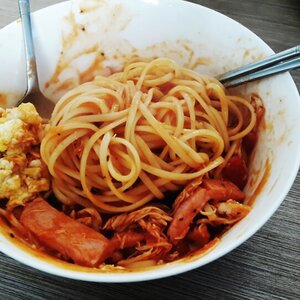 내가 한 토마토 스파게티