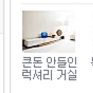 큰돈 안들인 럭셔리 거실